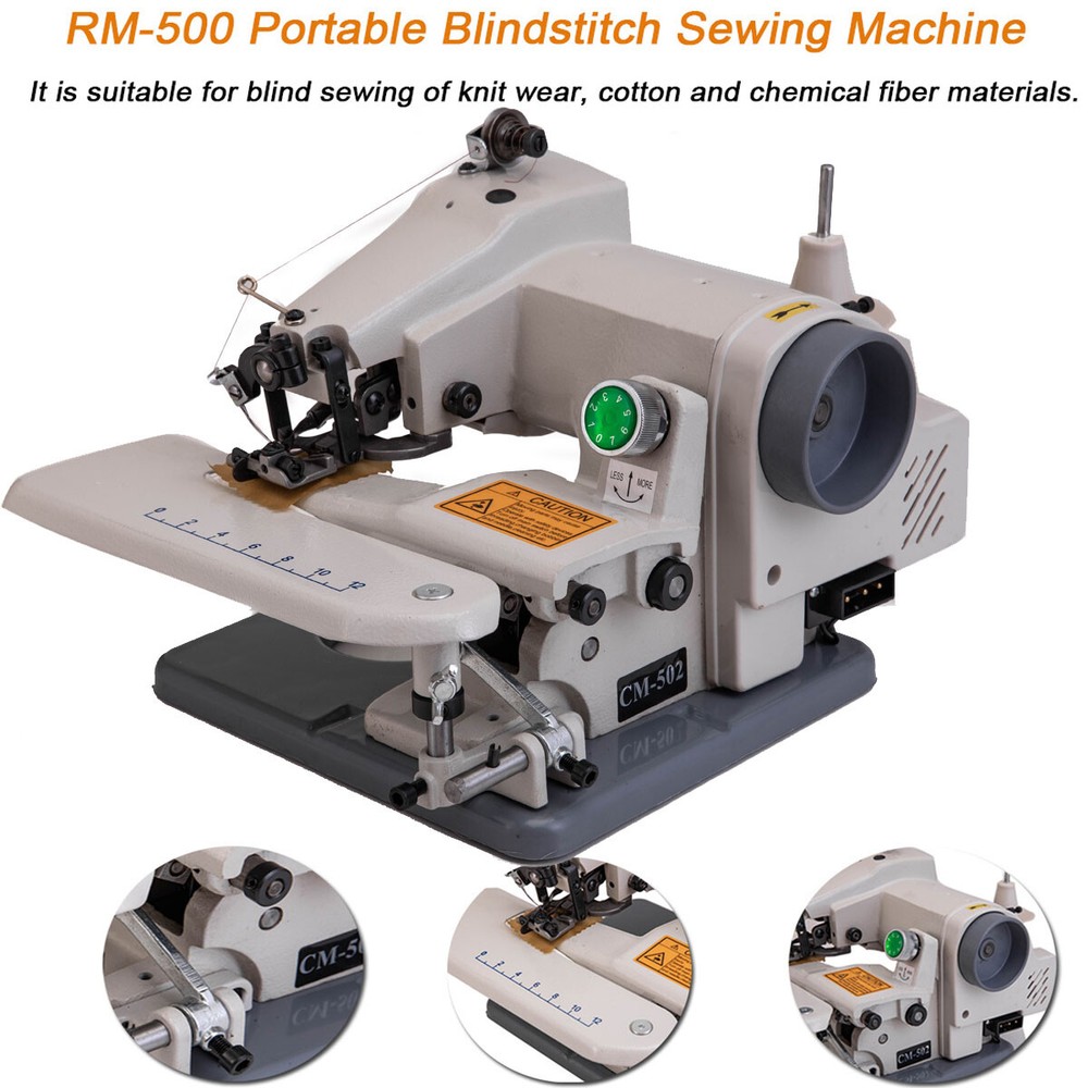 Portable Blindstitch Sewing Machine 3-8mmStitch Desk Model Blind Stitch Machine