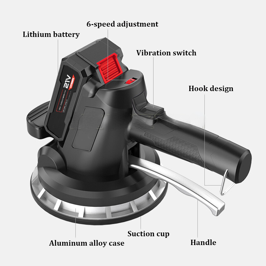 Tile Tiling Tool Machine with Li Battery Floor Vibration Tools Wall Tile Tiling