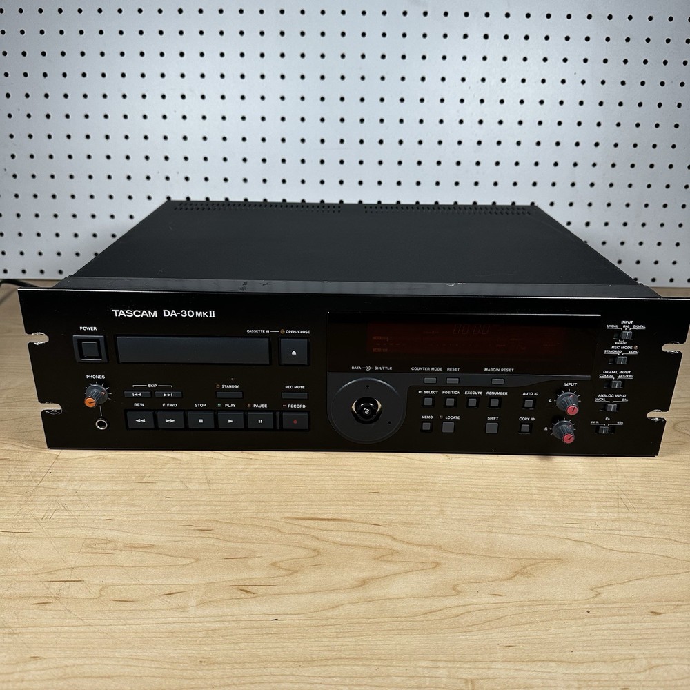 Tascam DA-30 MkII Professional DAT Deck Missing Data/Shuttle Knob ERROR 01 CODE