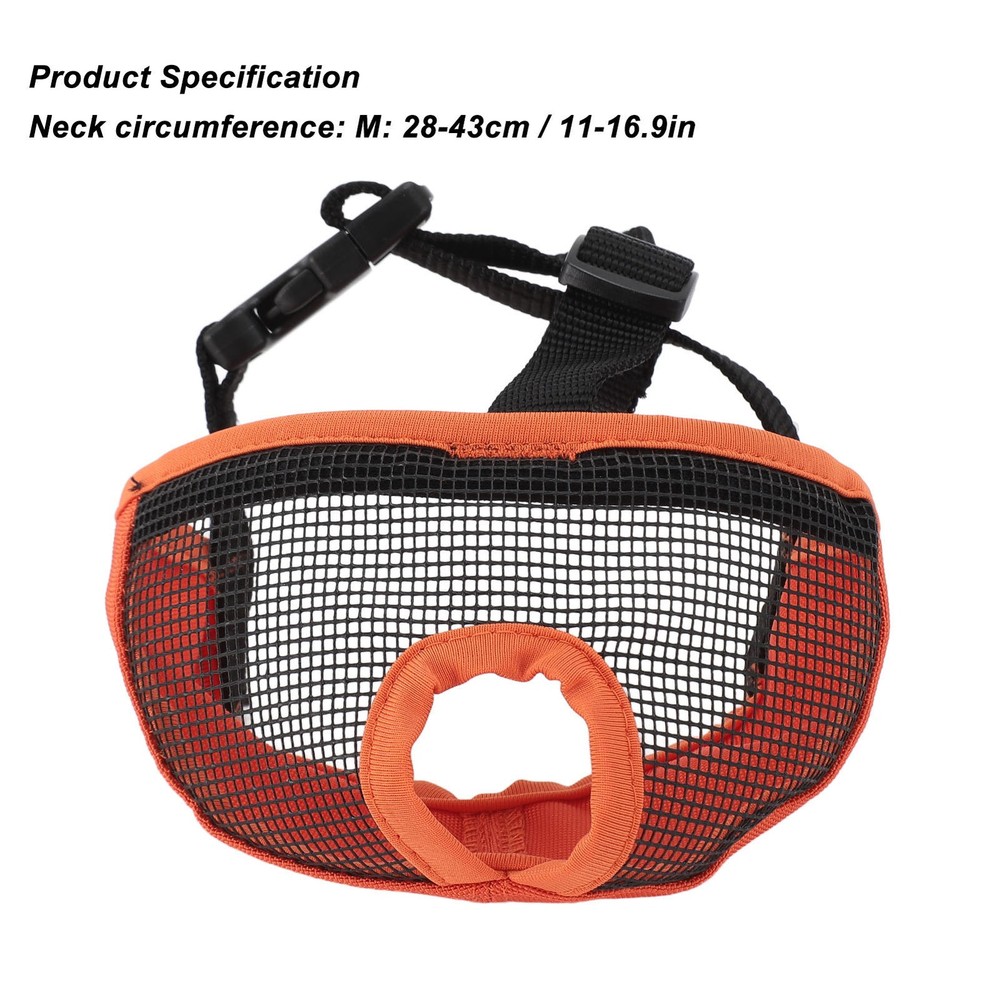 Breathable Bulldog Muzzle For Biting Chewing Licking