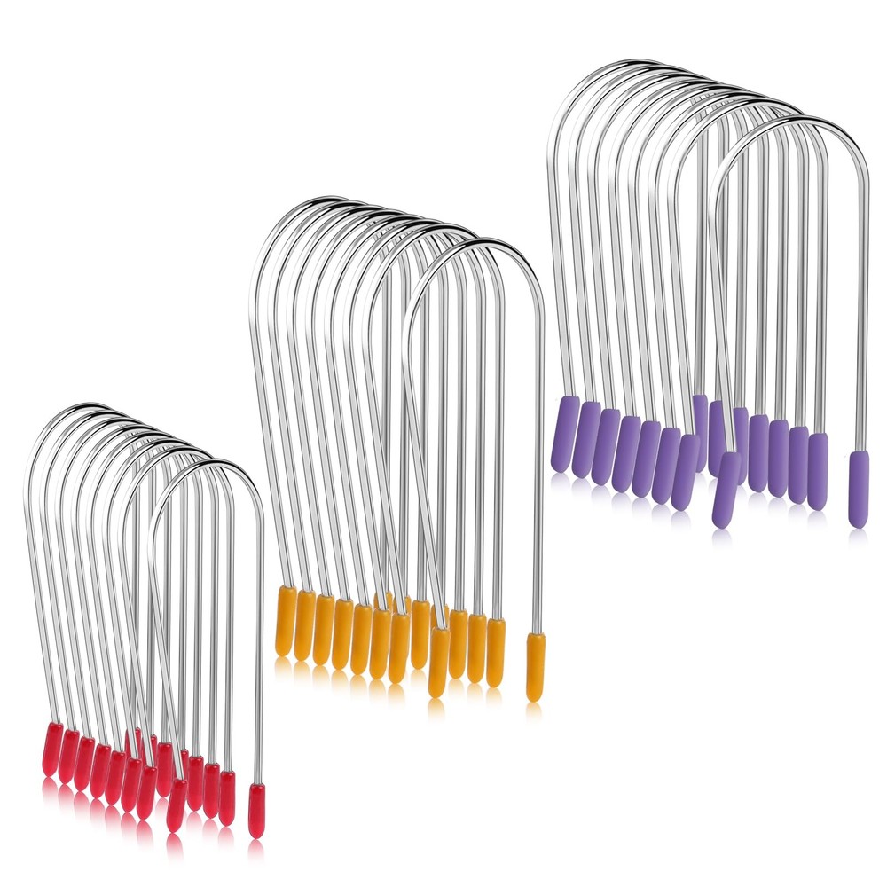 24 Pack Hot Curler Clips Replacement Kit for Electric Rollers Securing Pins...
