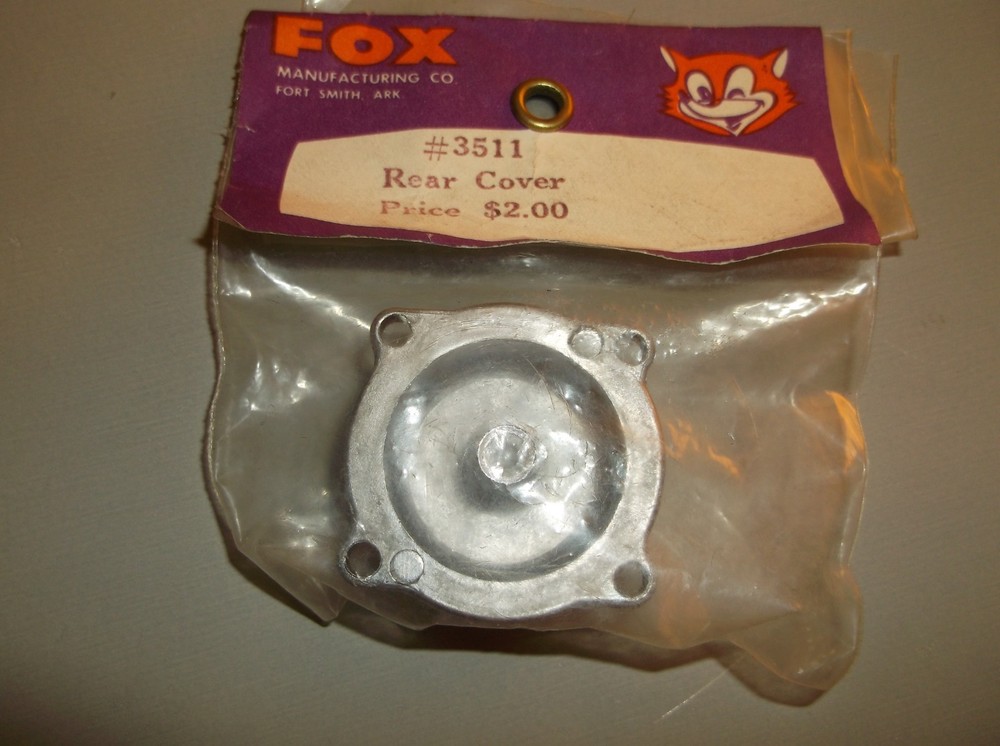 FOX .35 X BACK PLATE (NEW)