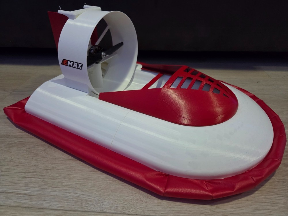 RC Hovercraft Custom 3D Printed – DIY Kit / Ready to Build – Brushless 2-6S