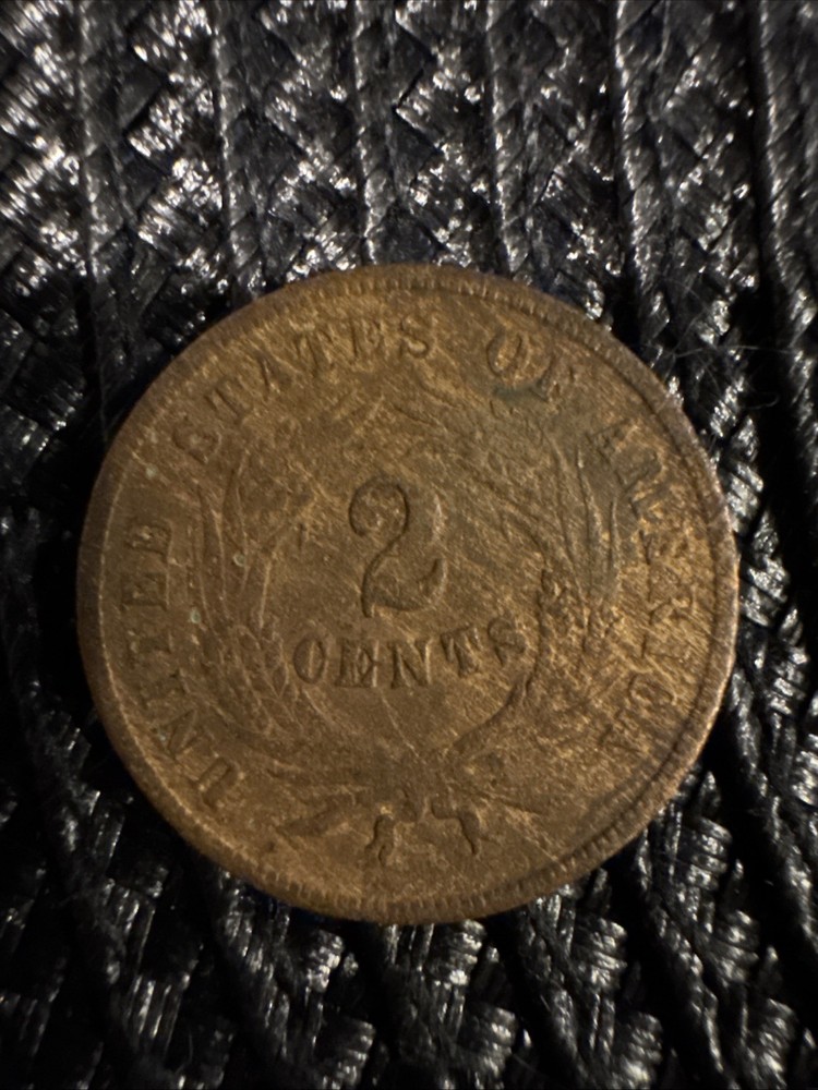 USA Two Cent Coin 1864 Very Fine
