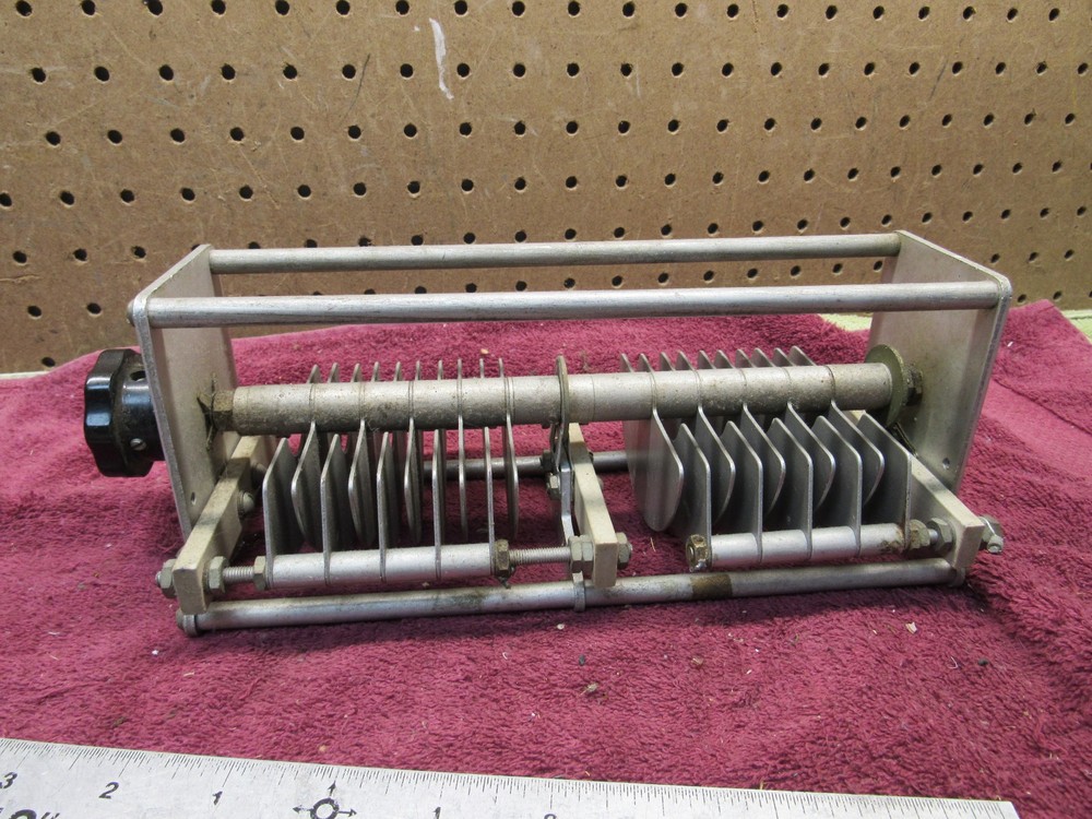 Vintage Johnson Air Variable Capacitor HAM Amplifier/Tuner 2x 40-100 pf +/-