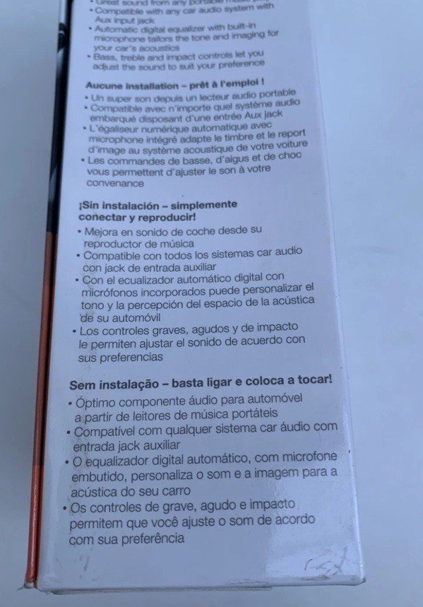 JBL MS-2 ProCoustics Car Audio Optimizer NEW!