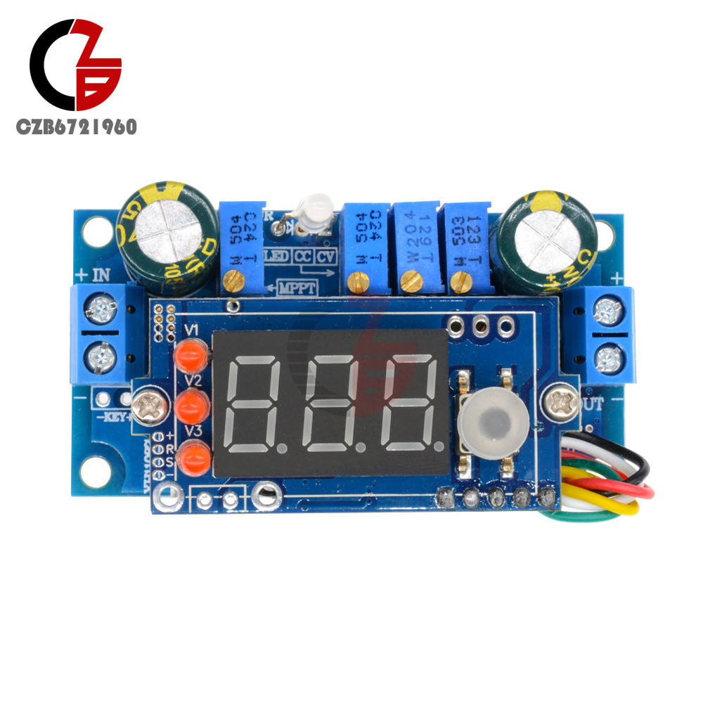 5A MPPT Solar Controller DC-DC Step-down Module Digital CC/CV Battery Charging