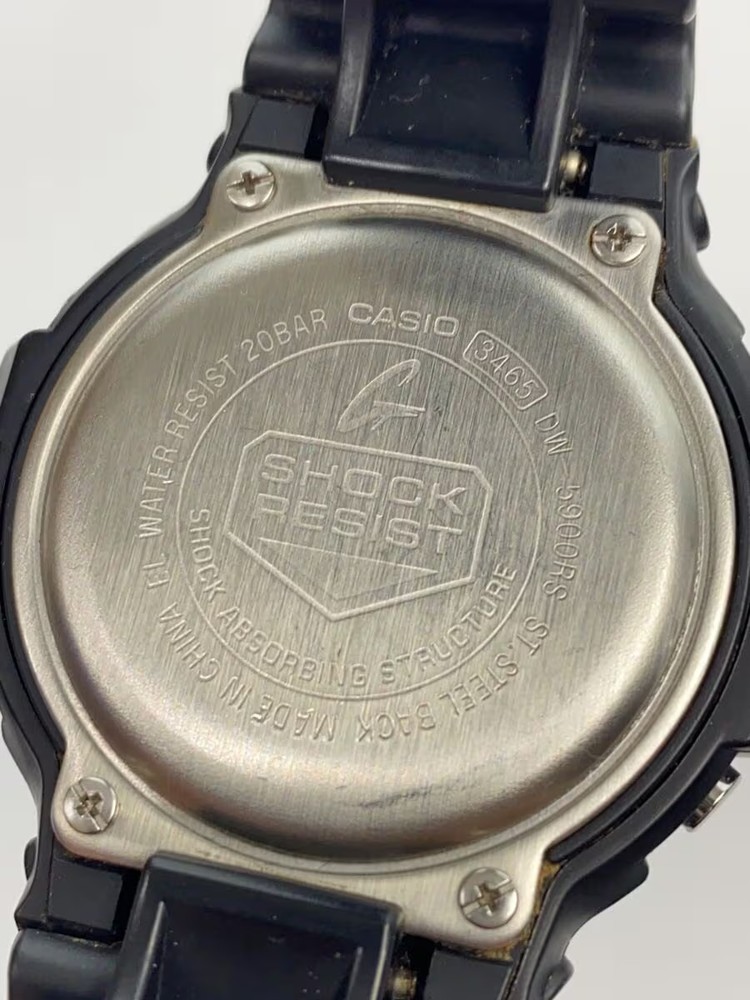 CASIO Wristwatch Digital Rubber GRN DW 5900