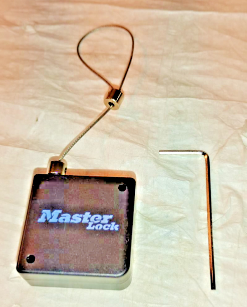 Master Lock 5490D Retractable Lock Box Key Tether For Master Lock Lock Boxes 540