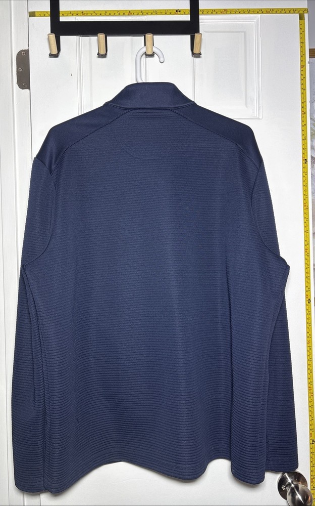 Callaway Quilted Navy 1/4 Zipper Men’s Pullover - Large