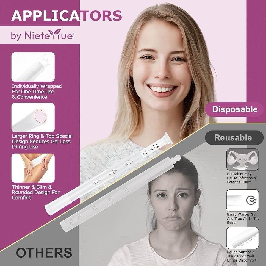 Disposable Vaginal Applicators – Updated with Dosage Markings, 20 pack Essential