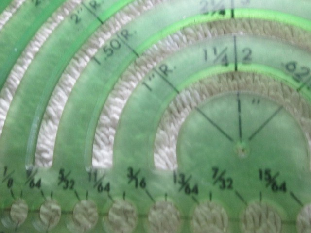 Alvin Circle Radius Master A202 Template