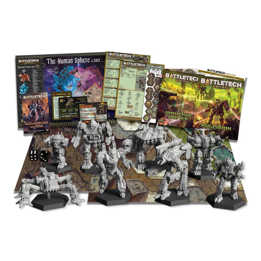 Catalyst Game Labs BattleTech: Gothic Core w/ House Davion Cavalry Lance Bundle