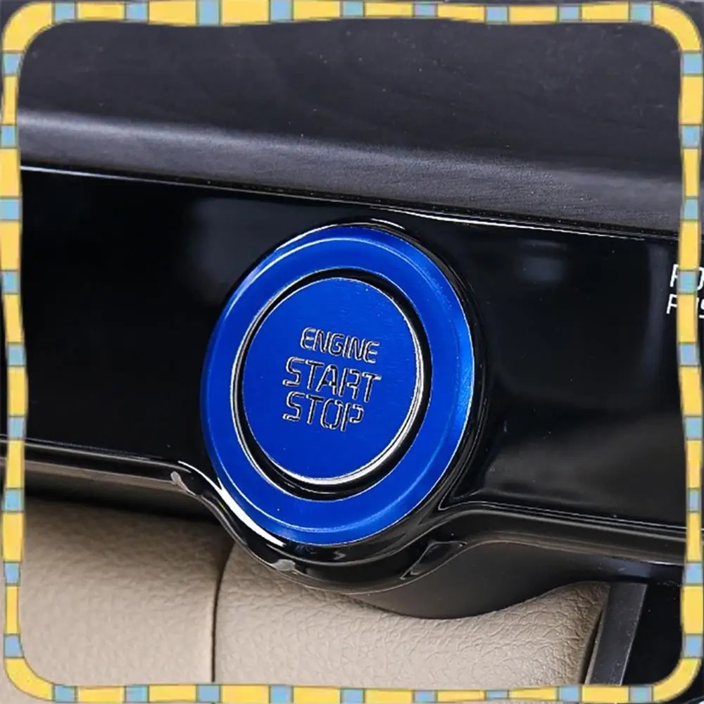 Engine Button Cover Stop Key Ignition Switch Sticker Trim For Kia