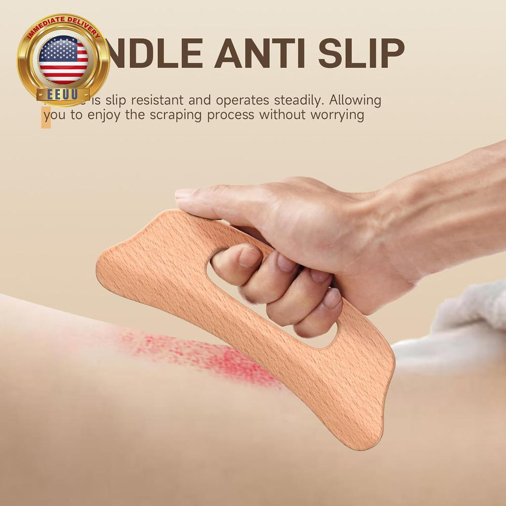 Wood Massage Tool (Gua Sha Board 2) ⭐️⭐️⭐️⭐️⭐️