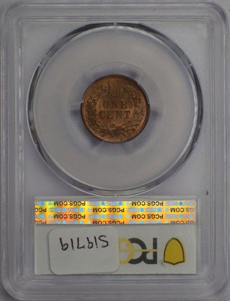 1893 1c Indian Head Cent - PCGS MS 63 RB