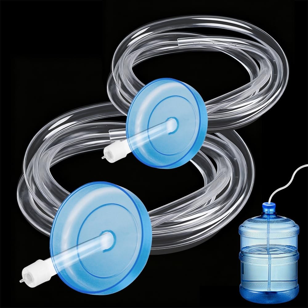 2-Pack Silicone Water Pump Hose Replacement, Food Grade Tube for 5-Gallon Elect