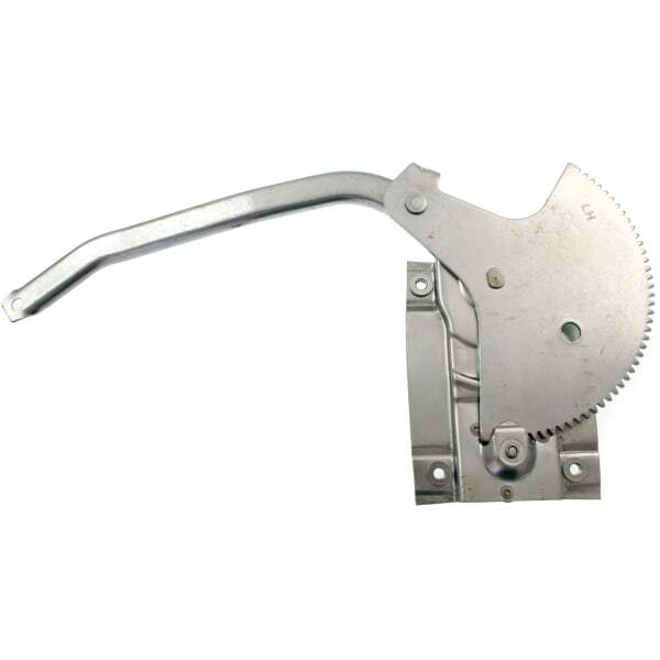 Front, Driver Side Manual Window Regulator, Manual Crank Type For 64-66 MUSTANG