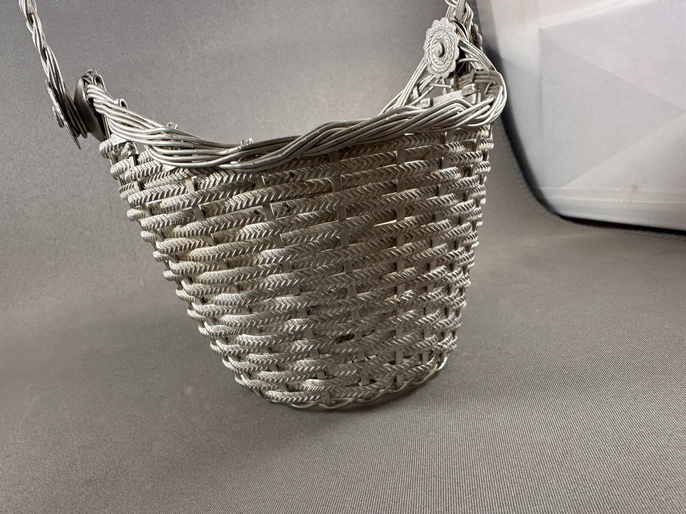 Avon Metal Woven Basket