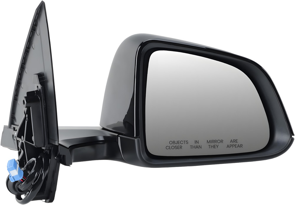 BLACK Passenger Side Mirror Power Fold Memory For Tesla Model Y 20-23 RH