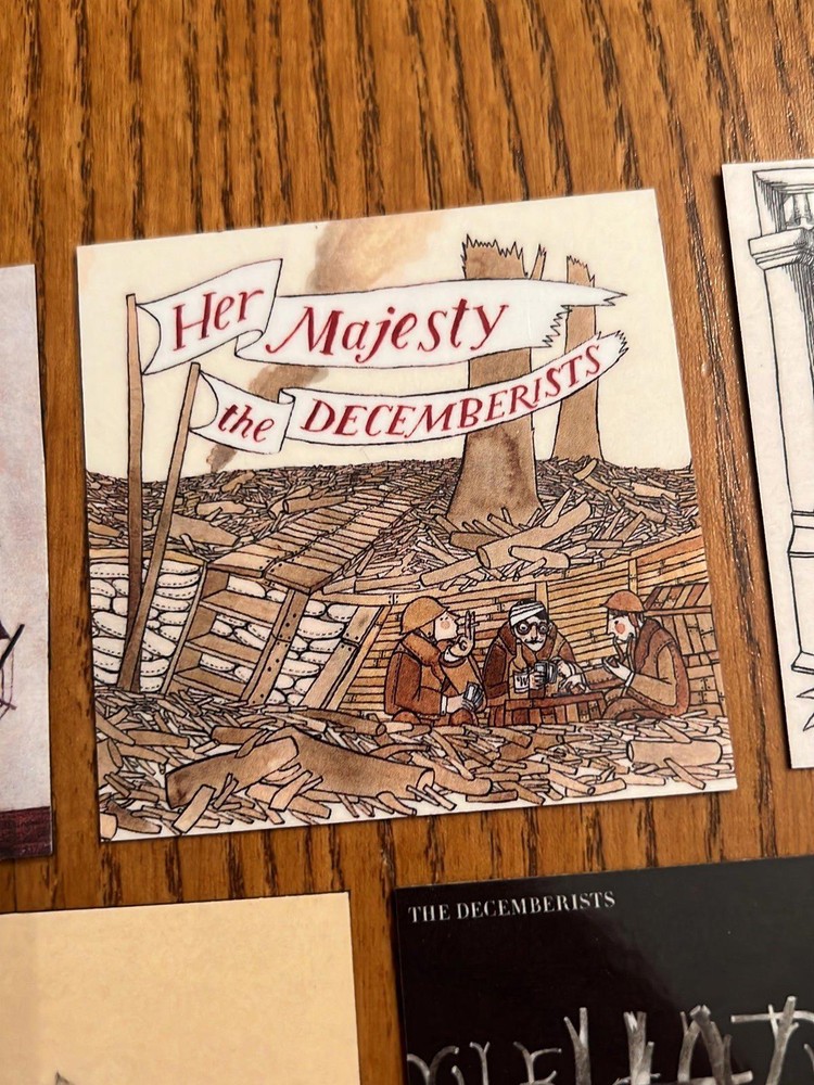 The Decemberists fridge magnets