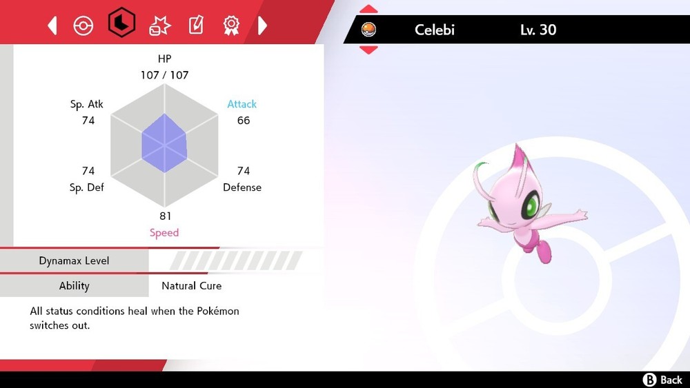 ✨Shiny✨ Legitimate Celebi (From VC) For Sword & Shield