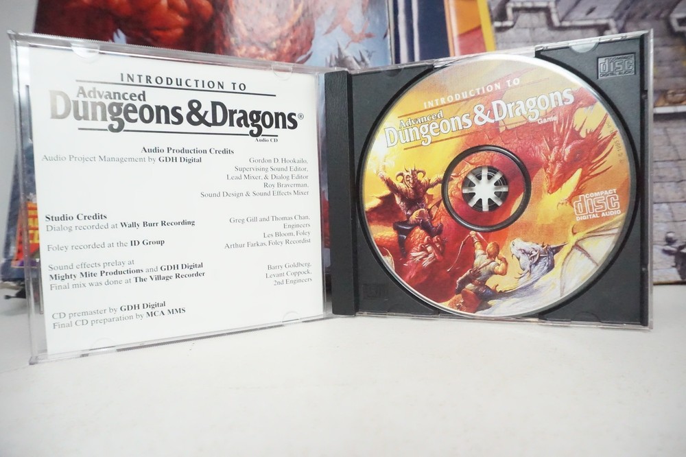 Introduction to Advanced Dungeons & Dragons TSR 1134 No Dice