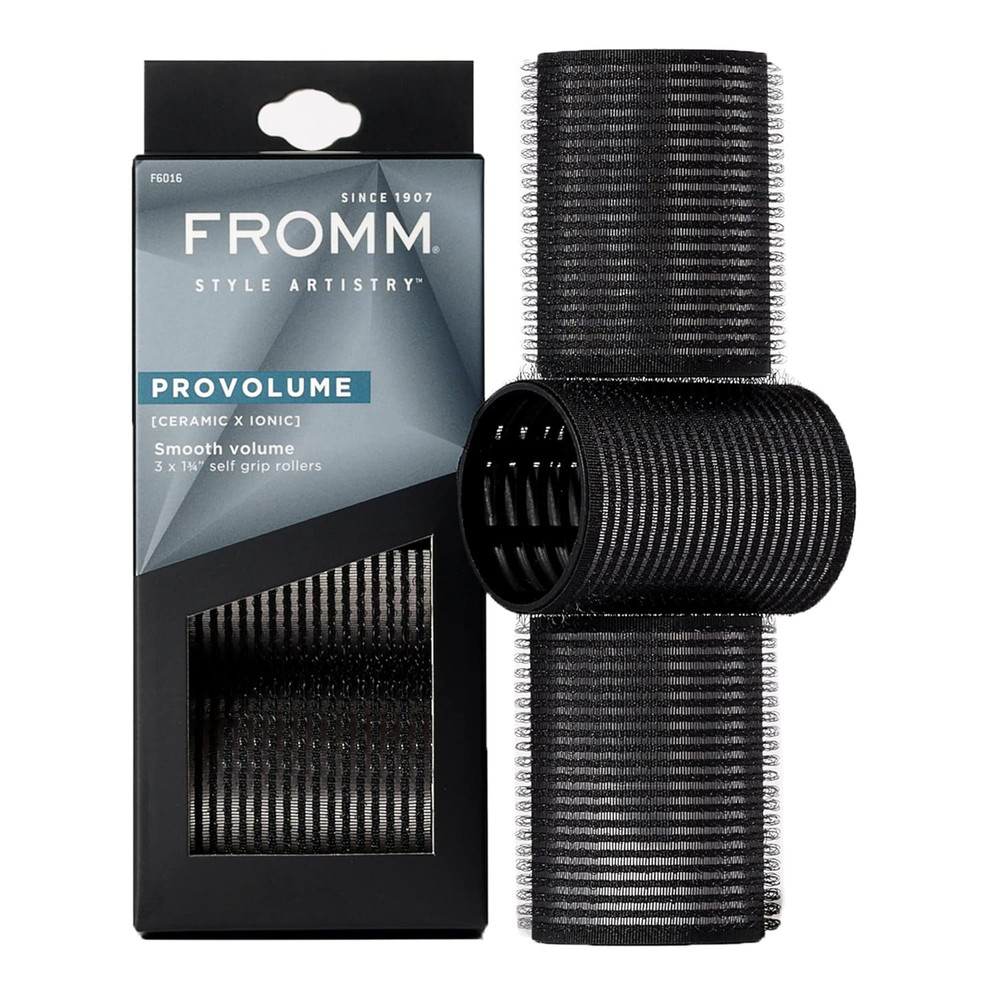 Fromm Provolume 1.75" Self-Grip Ceramic Ionic Thermal Hair Rollers, 3 Count, Lar