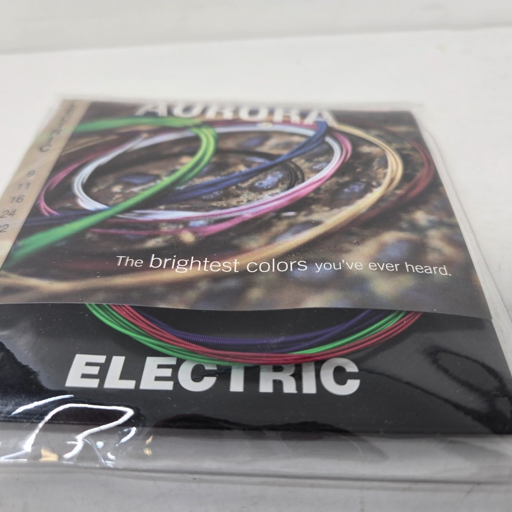 Strings by Aurora Electric Guitar Strings 9-42 Multi Color Coated