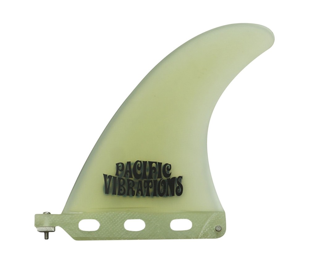 Pacific Vibrations Surfboard Longboard 6" Fin Performer