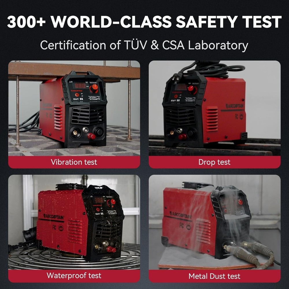 55A Plasma Cutter, Non-Touch Pilot ARC High-Frequency Air Plasma Cutting Machine