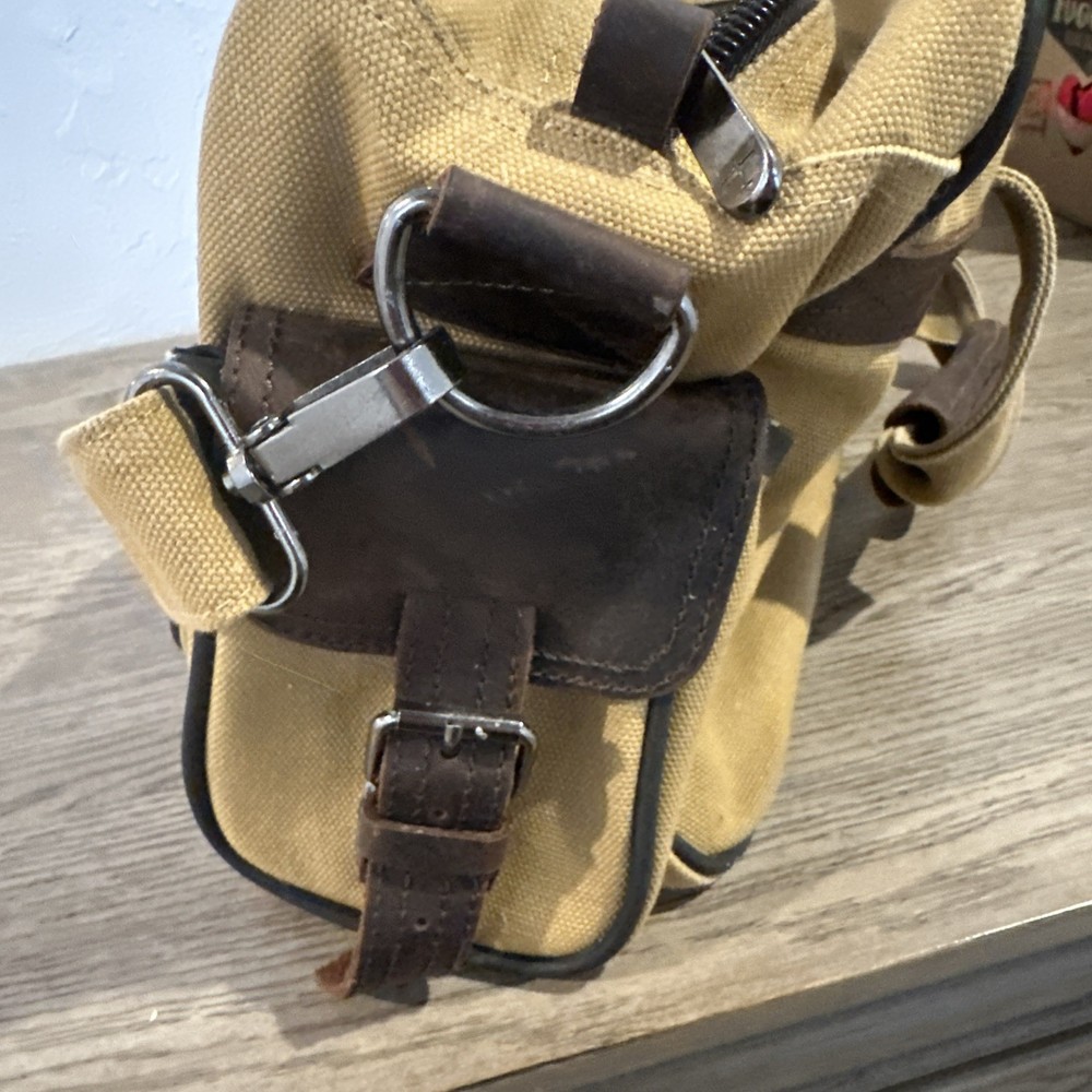 FLIGHT OUTFITTERS Bush Pilot Folio Bag Canvas Leather