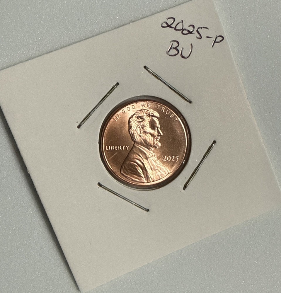 2025 P LINCOLN PENNY UNCIRCULATED FROM ROLL