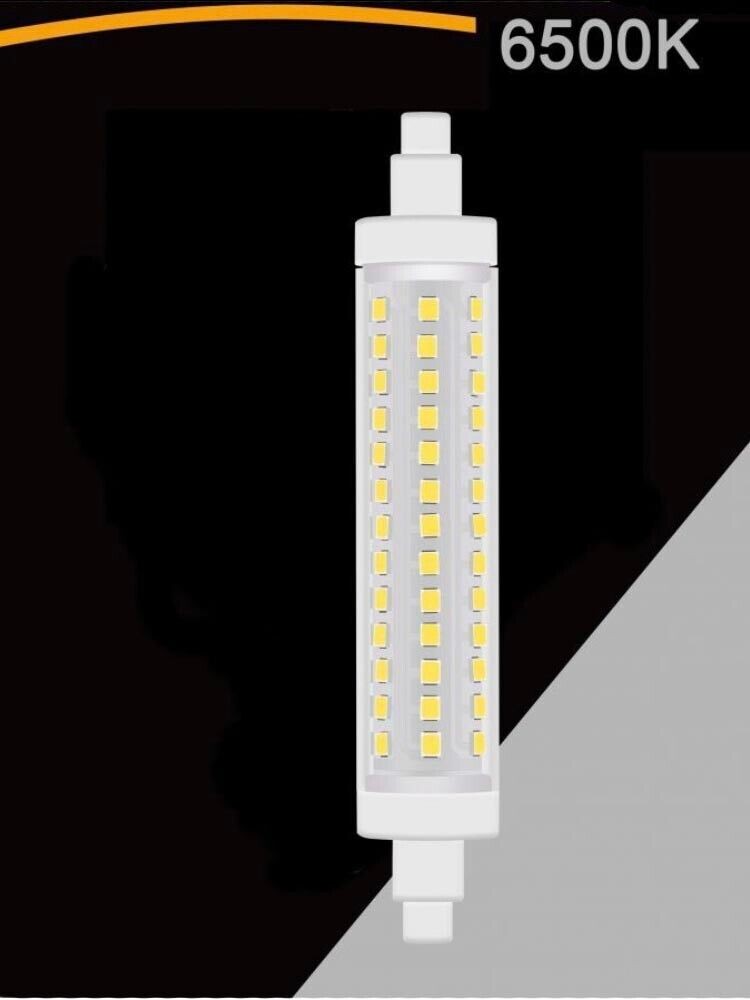 LED BULB WHITE LIGHT SOCKET R7S 12 WATT REPLACEMENT LAMP FOR HEADLIGHT 6500K