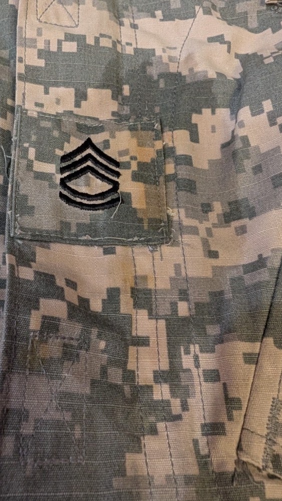 Authentic Army Combo Combat Jacket Size M And Cargo Pants Size L