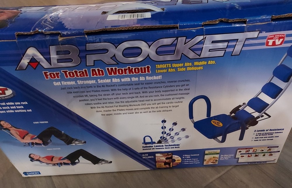Ab Rocket Abdominal Trainer Core Strength Rocker Total Ab Workout