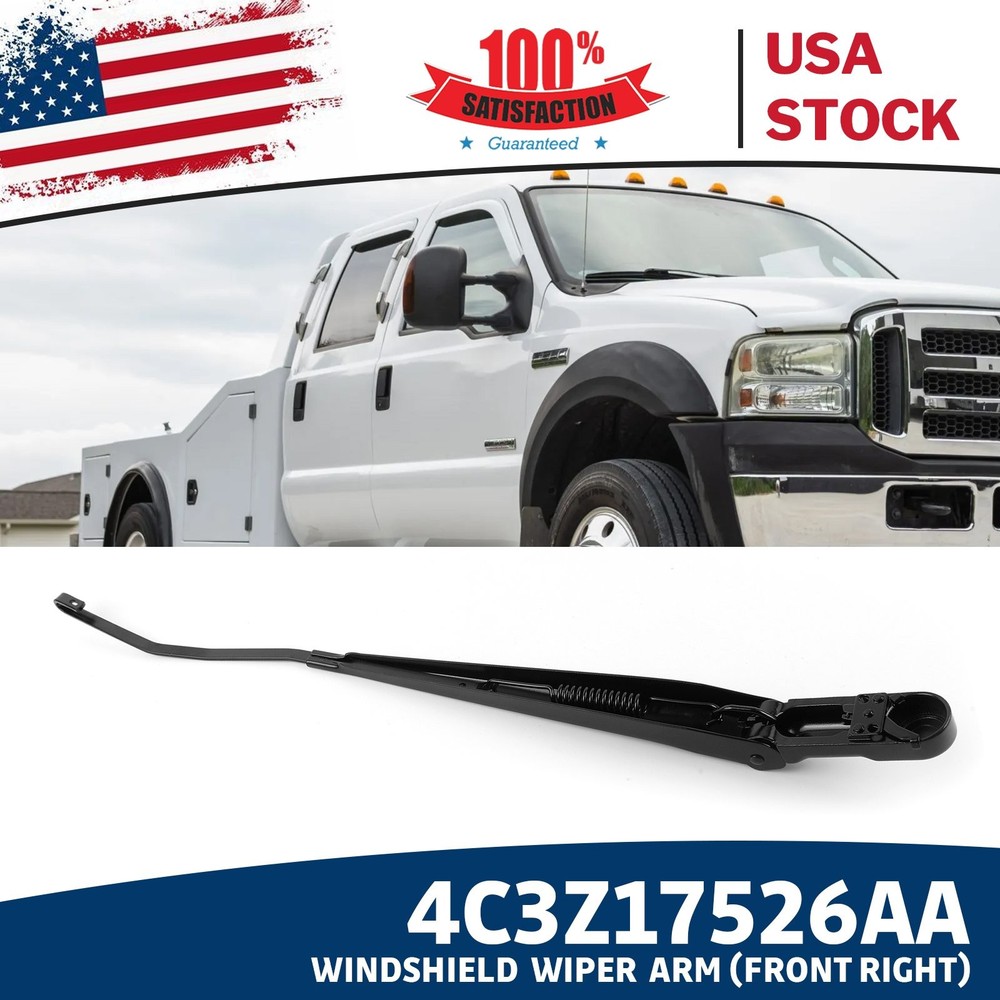 1X Front Windshield Left Wiper Arm OE 4C3Z17526AA For 2000-2005 Ford Excursion