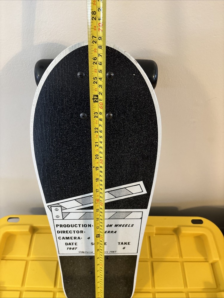 Max Headroom 1987 Chrysalis Visual Programming Skateboard Valterra Max On Wheels