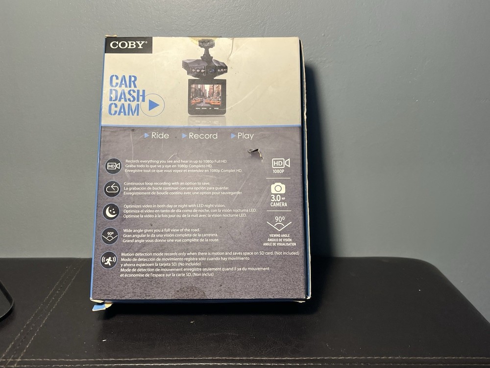 COBY CAR DASH CAM