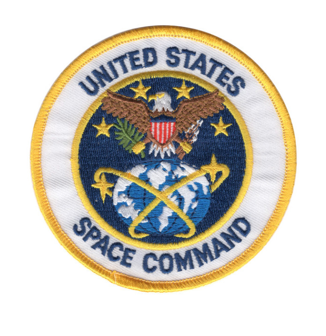4" UNITED STATES SPACE COMMAND 1985-2002 EMBROIDERED PATCH