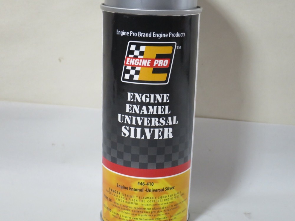Engine Pro 46-410 Engine Enamel Paint Universal Silver 12oz Can