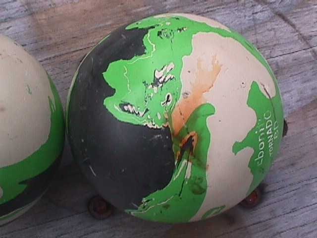 Ebonite Tornado Duckpin Bowling Balls