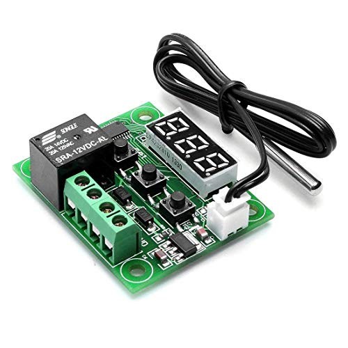 2pcs W1209 12V DC Digital Temperature Controller Board Micro Digital NO Case