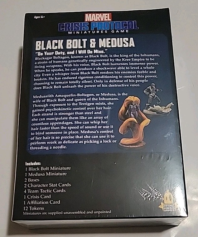 Marvel Crisis Protocol: Black Bolt and Medusa