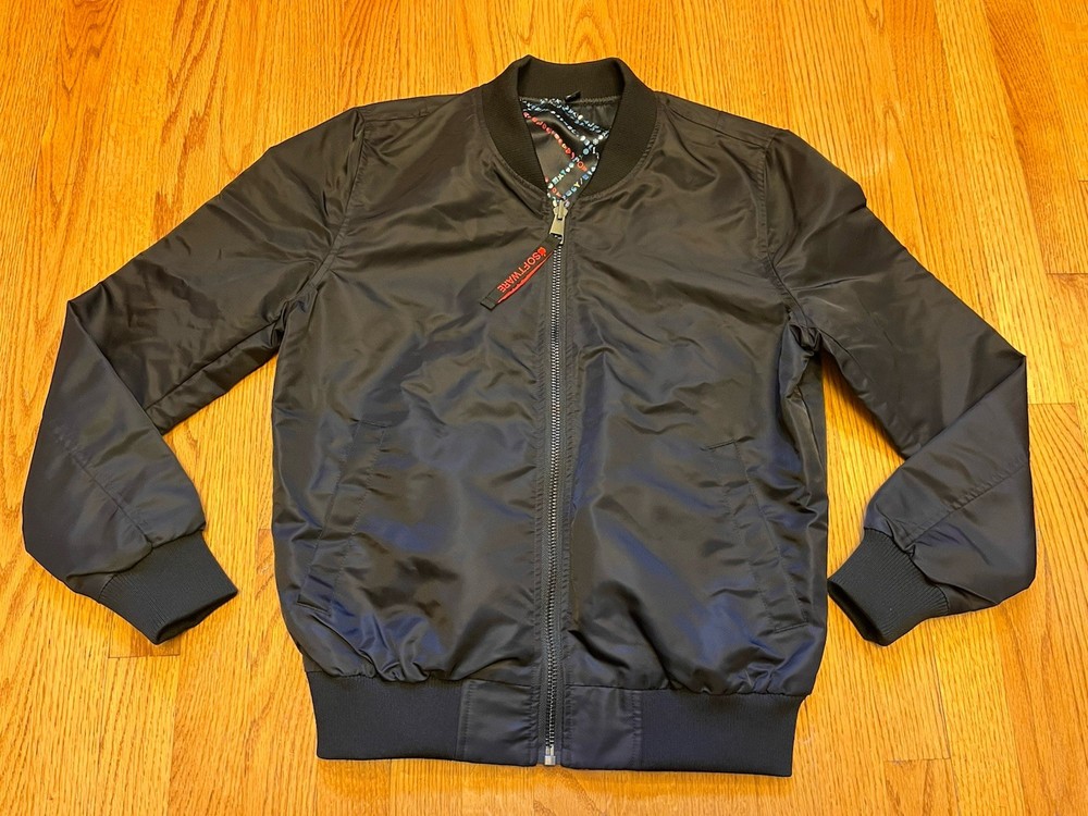 APPLE WWDC 2020 BOMBER JACKET XS Black Extra Small Reversible Software iPad Apps