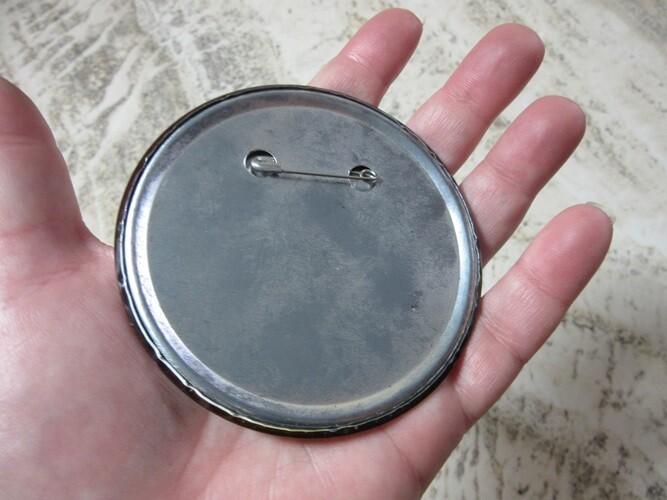1990's Halloween Witch button