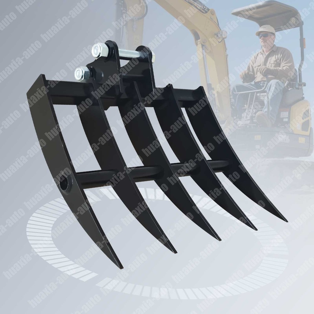 Rake Attachments Tools for TYPHON AGT Mini Excavators Excavator（600mm widened ）