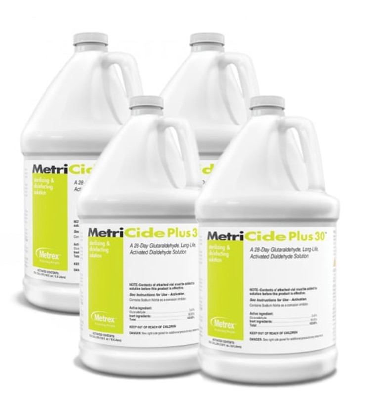 METREX METRICIDE PLUS 30® DISINFECTING SOLUTION, 4 GALLONS/CASE, 1 CASE, 10-3200