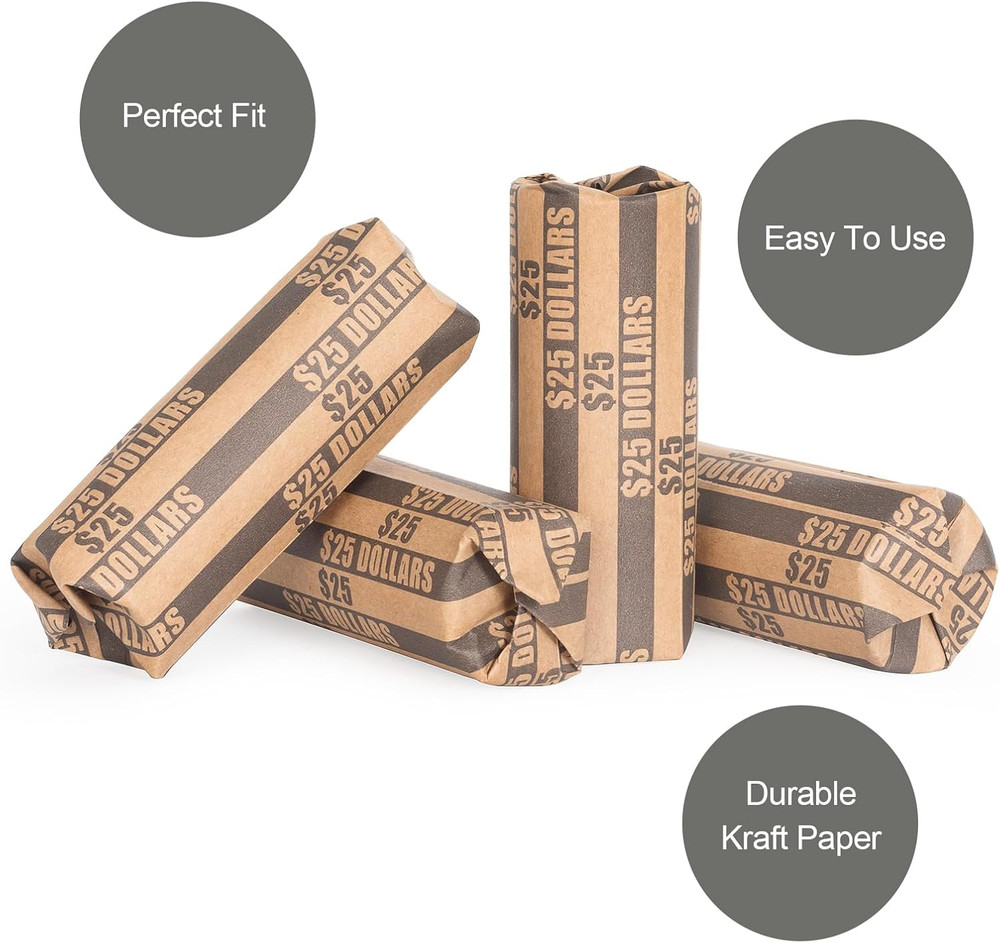 Dime Coin Wrappers Dimes Only Flat Dime Rolls 110 PCS