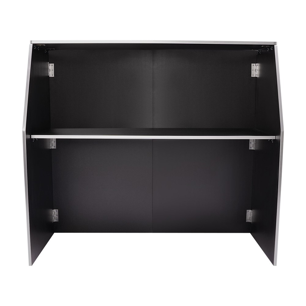 Portable Folding Event Bar - Rectangular, Sturdy, Freestanding Design